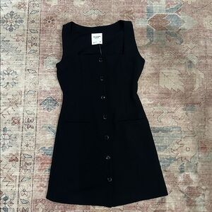NWT: Abercrombie & Fitch Black Button-Up Dress